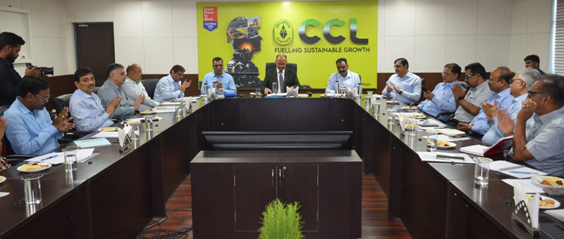 Coal India Ltd CVO, Brajesh Kumar Tripathi holds meeting at CCL headquarters  